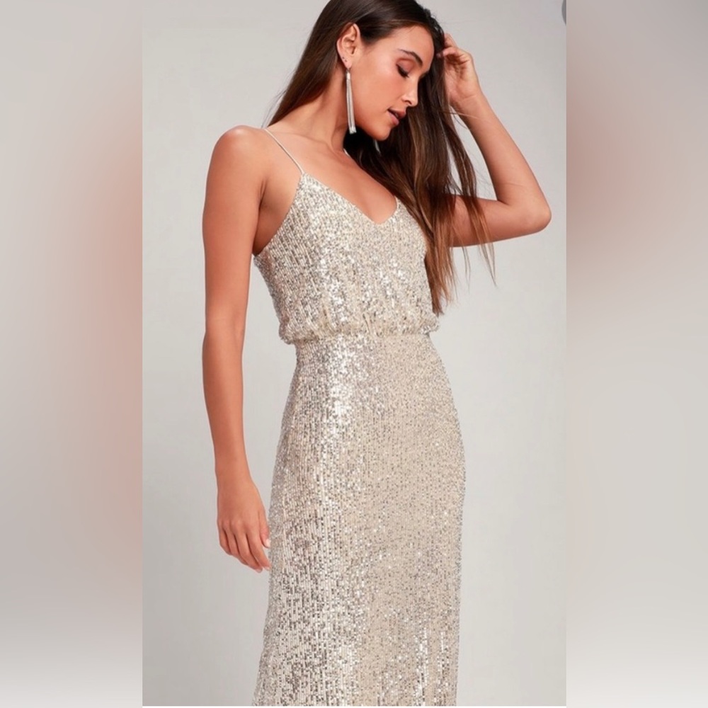Lulu’s Sequin Maxi Dress